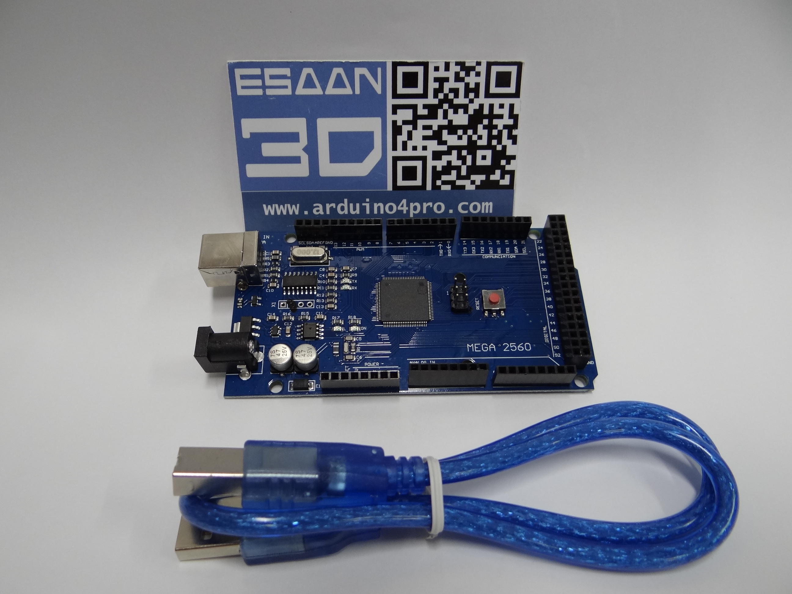 Mega2560 REV3 Board ใช้ชิฟ CH340G + USB Cable