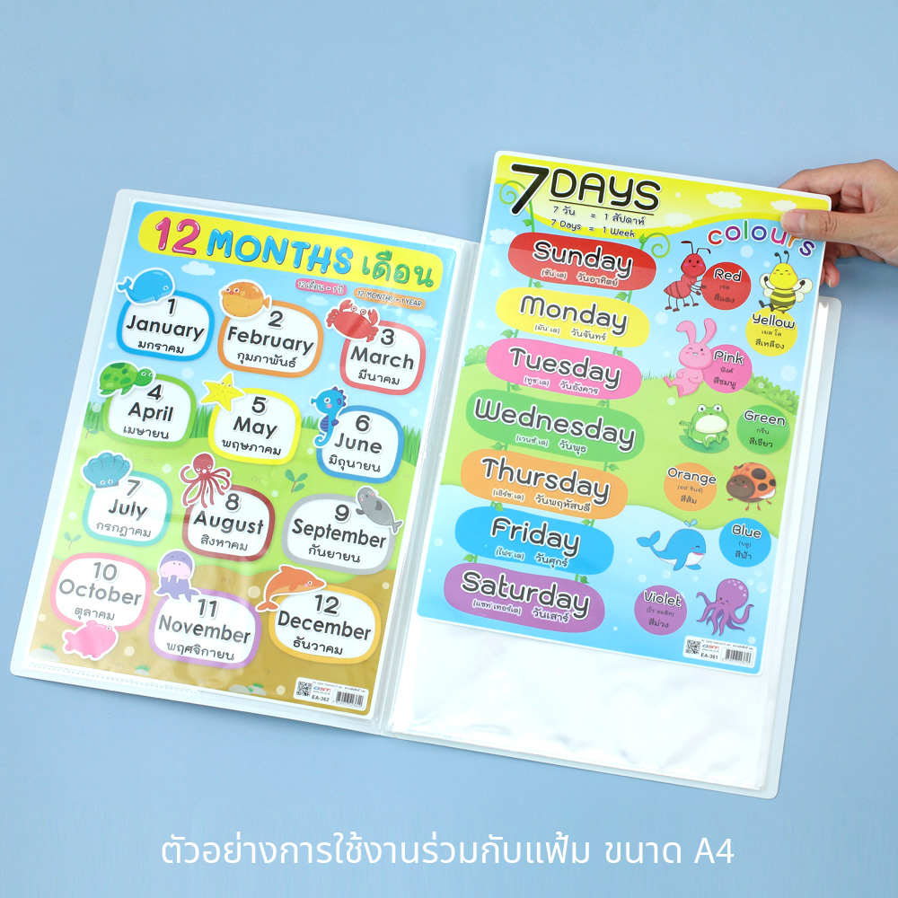 EA โปสเตอร์ A4 ใส่แฟ้ม