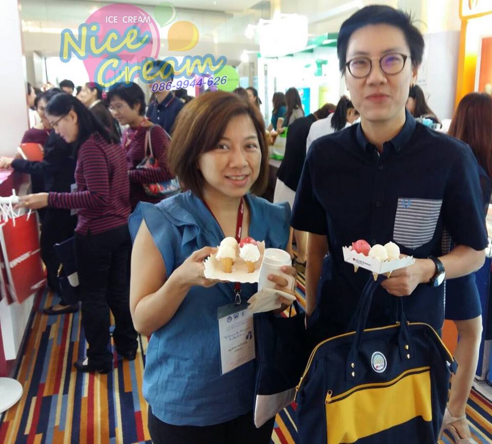 ออกบูธแจกไอศครีมโคนจิ๋ว งานประชุมวิชาการแพทย์ @ THE ZIGN HOTEL PATTAYA
