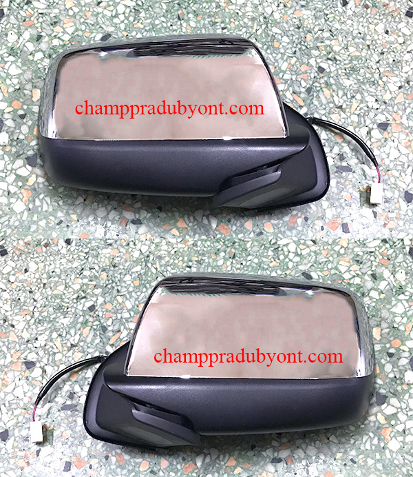 กระจกมองข้างปรับไฟฟ้า FORD RANGER 06-08 โครเมี่ยม