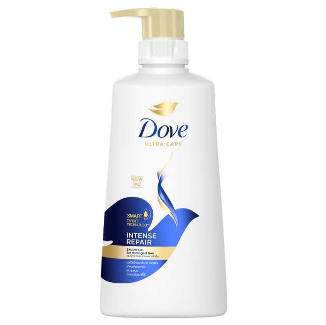 Dove แชมพู โดฟ อินเทนซ์รีแพร์ สีน้ำเงิน 410 มล.