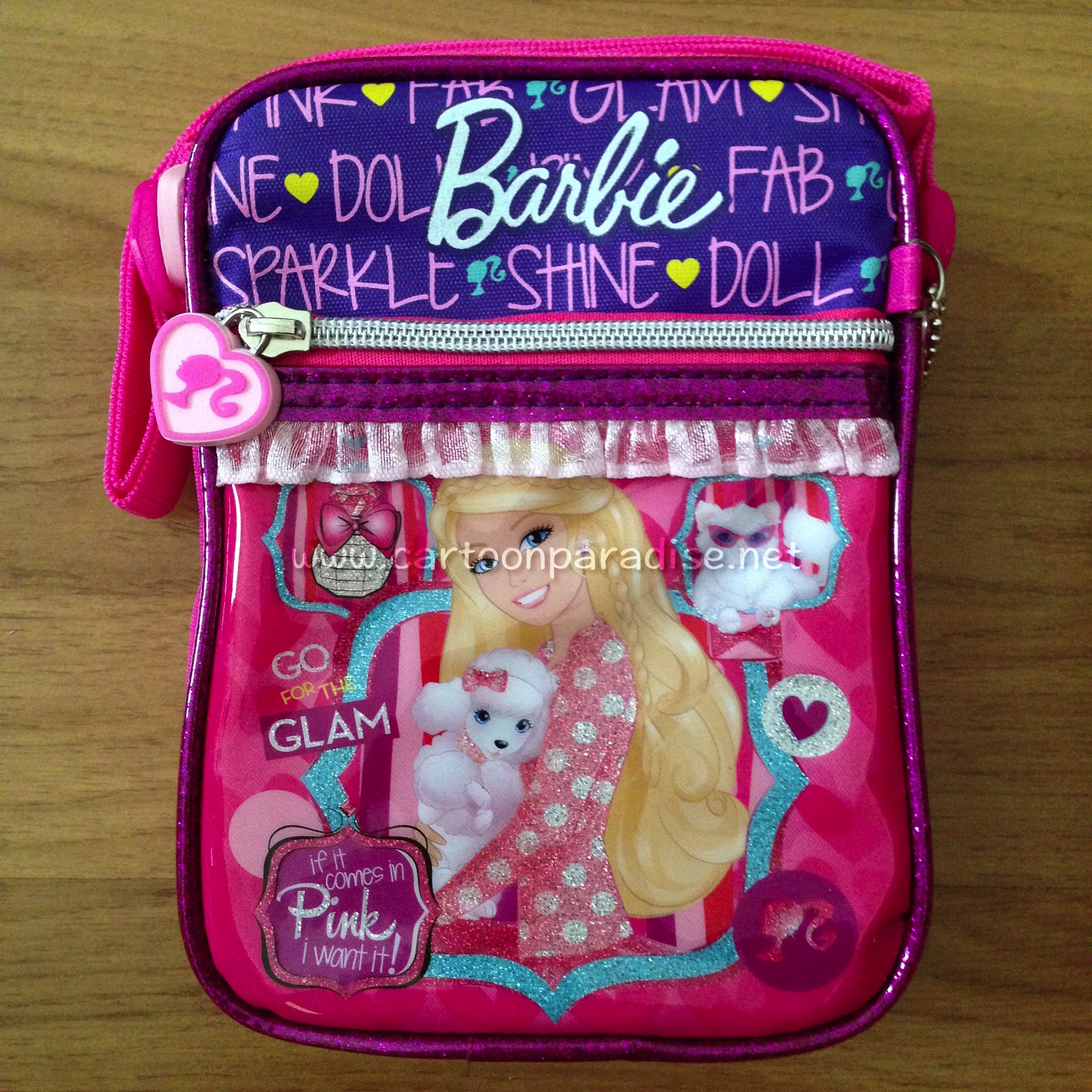 กระเป๋าสะพายข้าง กระเป๋าคล้องคอ บาร์บี้ Barbie Shoulder Bag Sling Bag