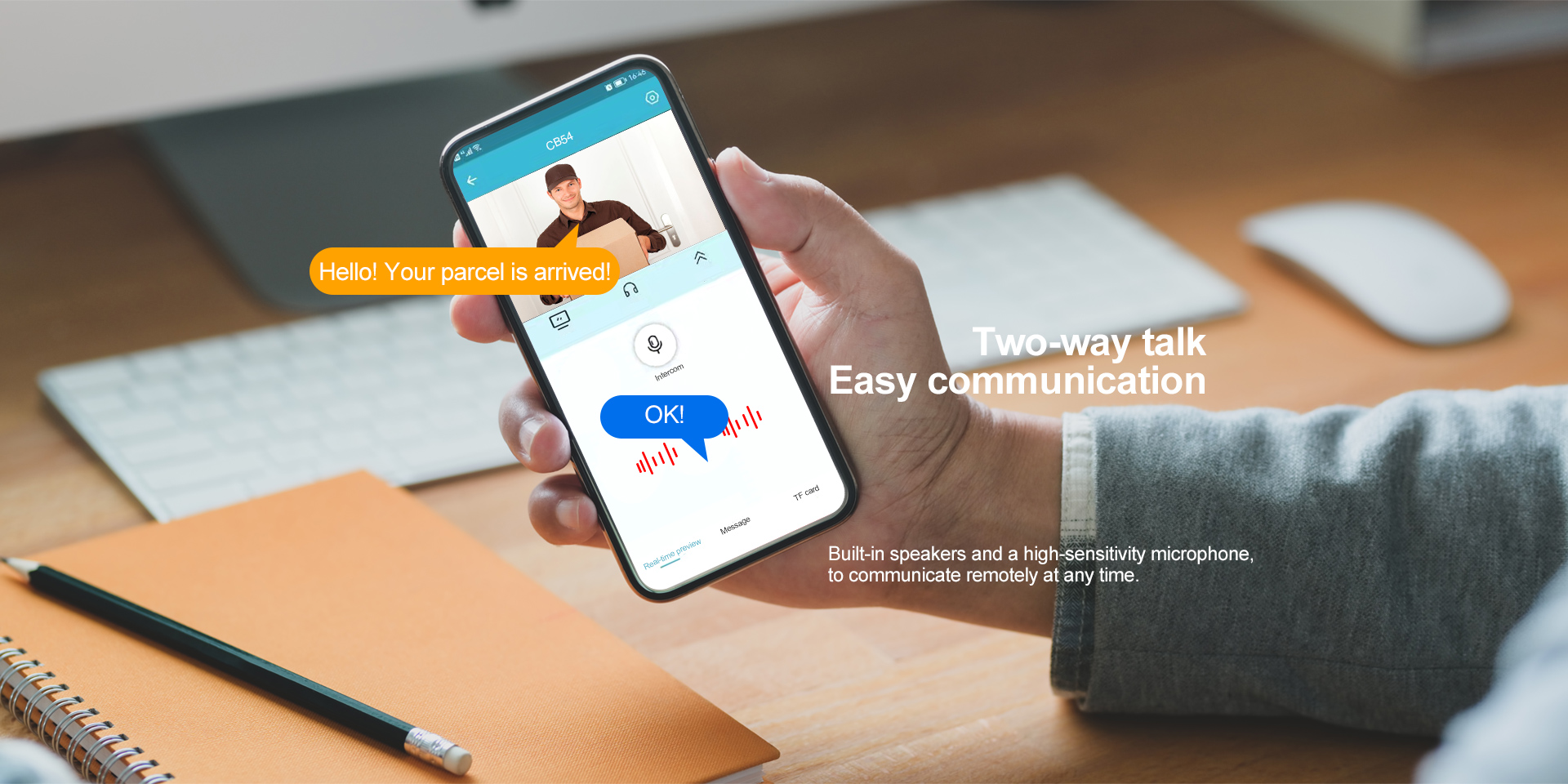 Vstarcam CB54 กล้องวงจรปิดระบบ IP WIFI 2 MP มี BATTERY 5000mAh + แผง SOLAR CELL มีไมค์และลำโพงในตัว Color Night Vision ติดตั้งภายนอกได้ BY BILLIONAIRE SECURETECH CB54
