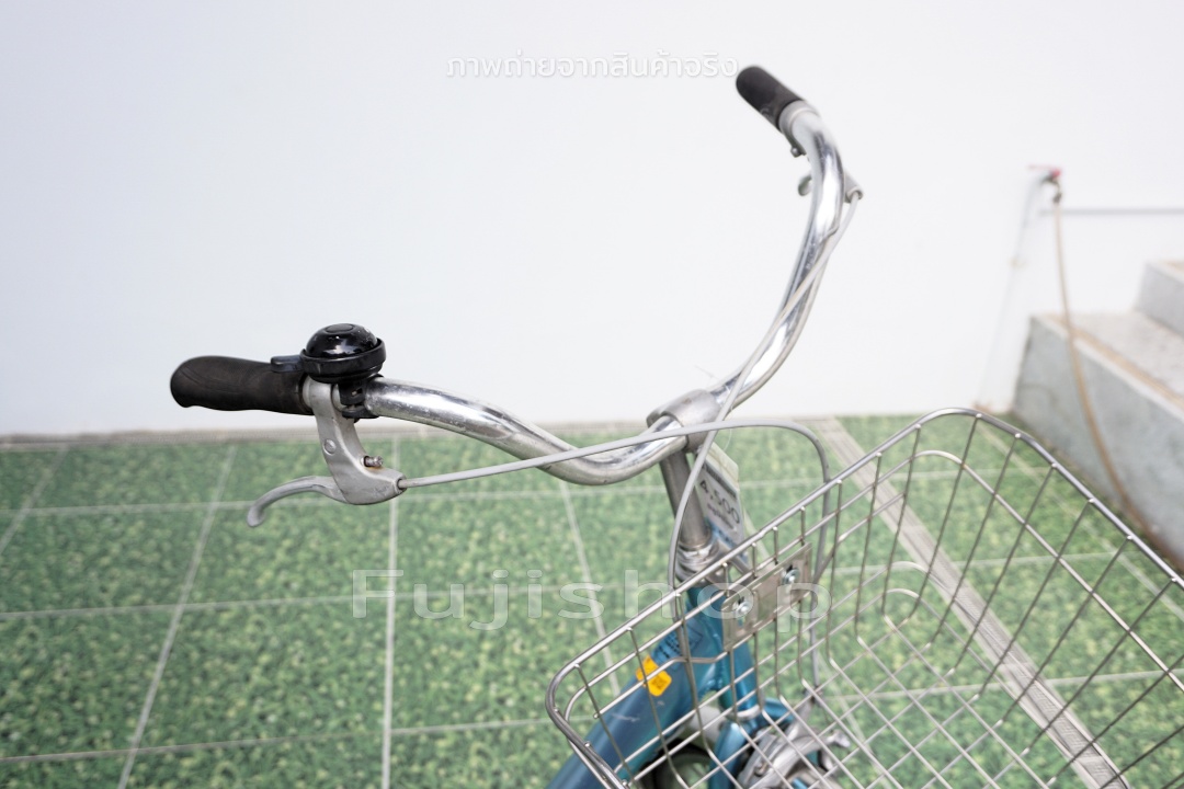 จักรยานแม่บ้านญี่ปุ่น - ล้อ 26 นิ้ว - ไม่มีเกียร์ - อลูมิเนียม - National - สีฟ้า [จักรยานมือสอง]