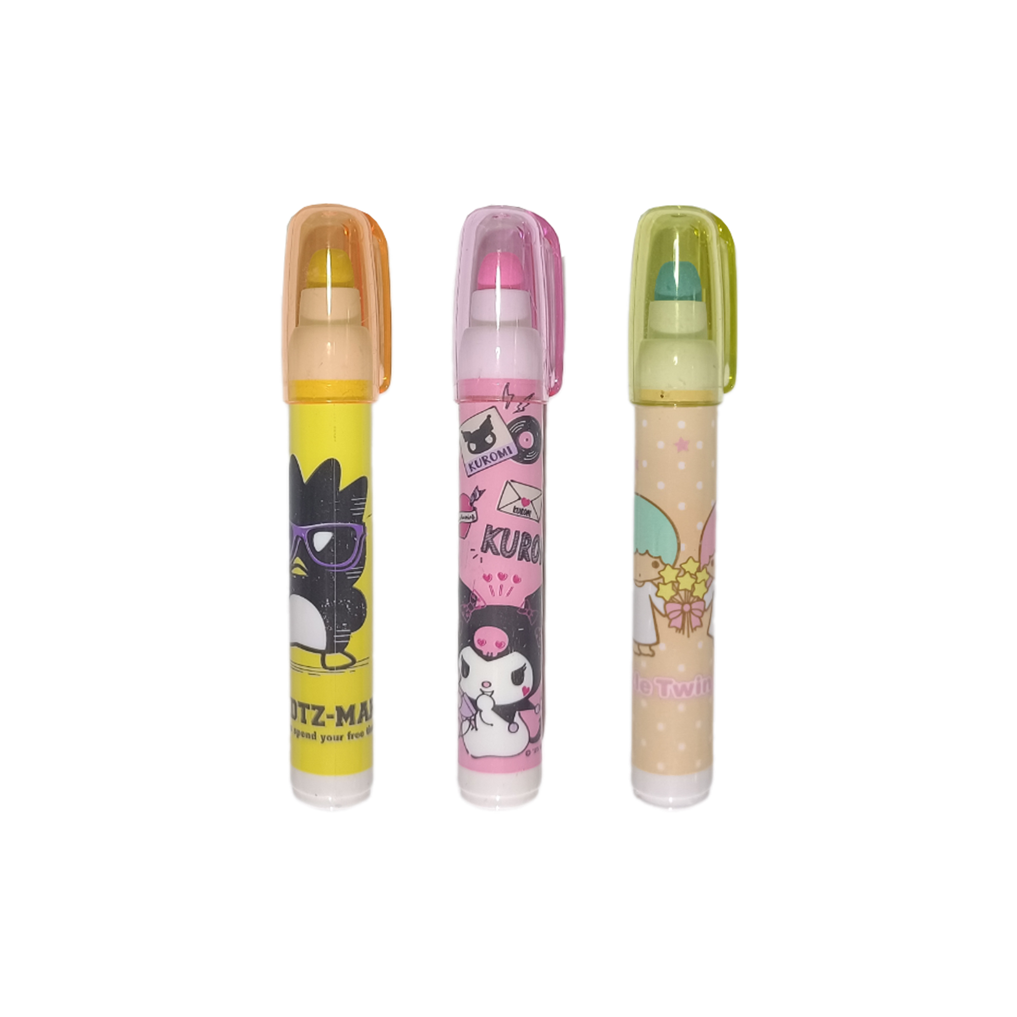 Eraser Stick Sanrio ยางลบต่อแท่งลายซานริโอ ยางลบแท่งลายการ์ตูนลิขสิทธิ์ ดินสอเปลี่ยนไส้