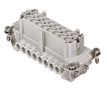 ILME รุ่น CNEF 16 T Female Insert heavy duty connector 16P 16A 500V size 77.27