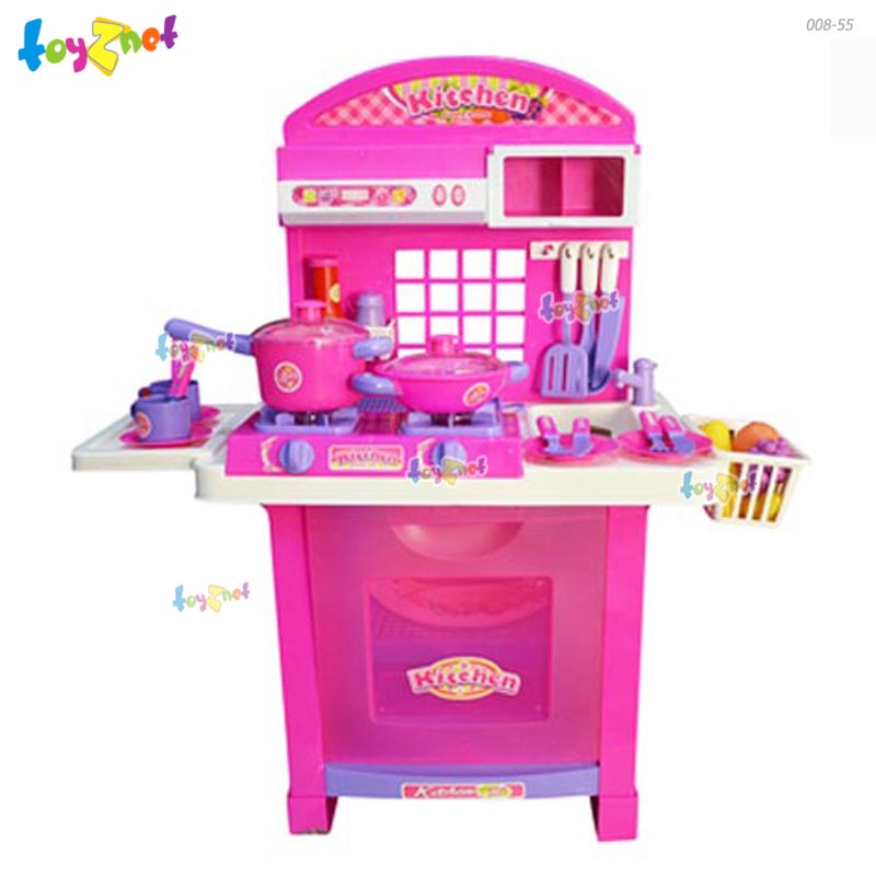 Toyznet Stove-Oven Kitchen Set Pink No.008-55