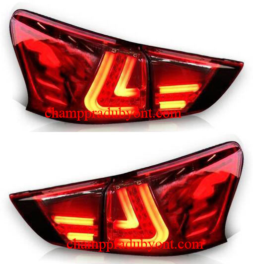 ไฟท้าย ISUZU MU-X 14-16 แดง LED ลาย LEXUS