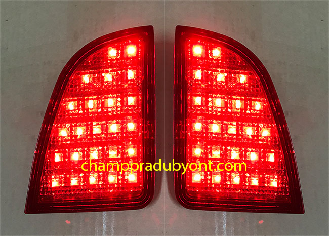 ไฟทับทิมกันชนท้าย TOYOTA YARIS 2006-2012 LED ทรง ING 1
