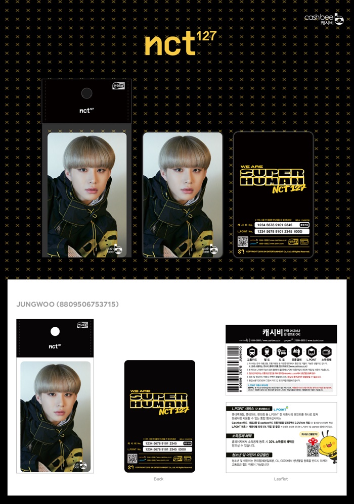 [PRE-ORDER] NCT 127 - Cashbee Transportation Card