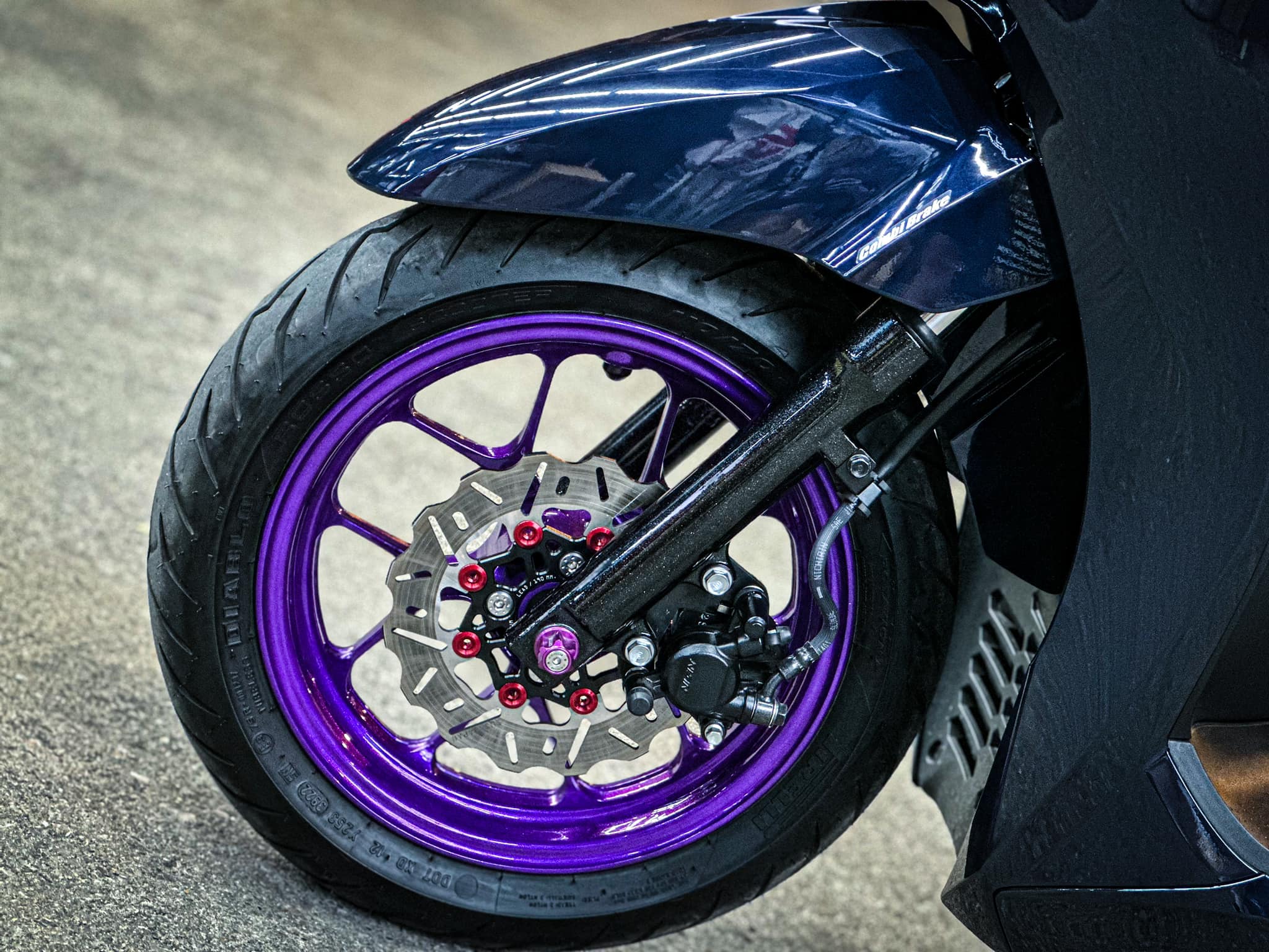 ขาจับปั๊ม lead 125 ขาจับปั๊ม Brembo ผีเสื้อ 2 Pot จาน 220mm มี2สี