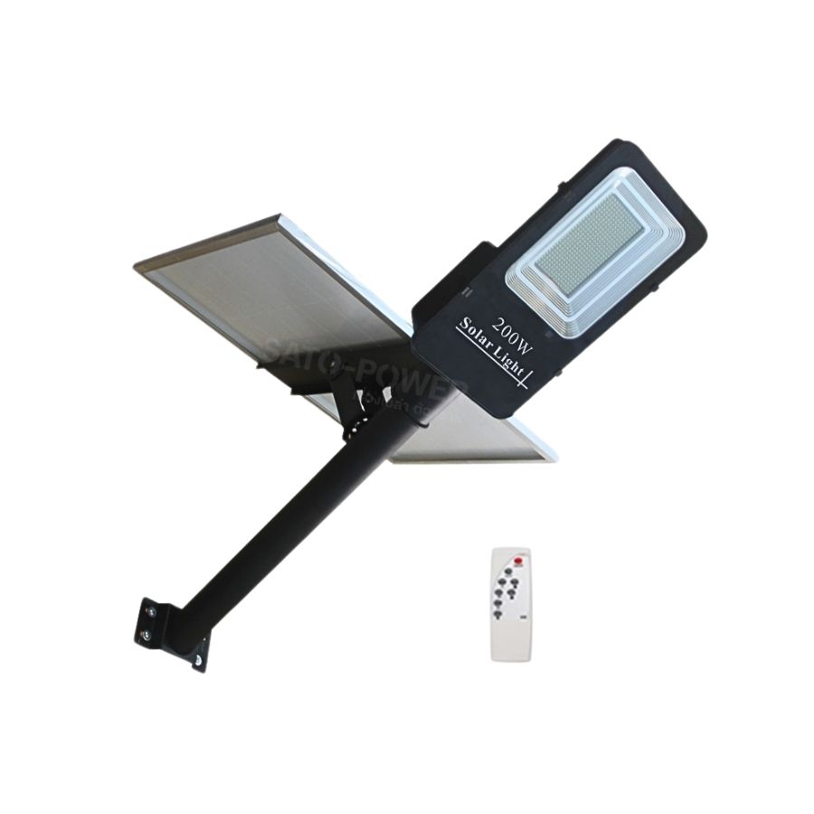 LAMPKO โคมไฟถนนโซล่าเซลล์ พร้อมรีโมท LED (Solar Street Light) พลังงานแสงอาทิตย์