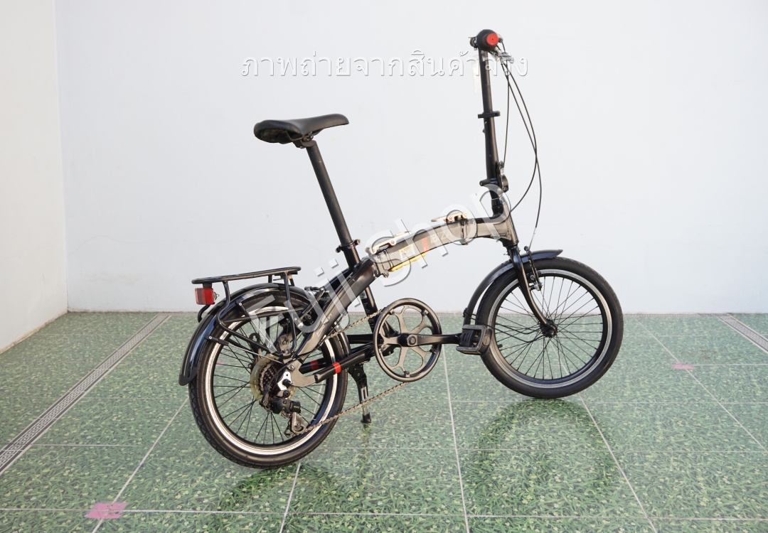 จักรยานพับได้ญี่ปุ่น - ล้อ 18 นิ้ว - มีเกียร์ - อลูมิเนียม - Ibiza Pro - สีดำ [จักรยานมือสอง]