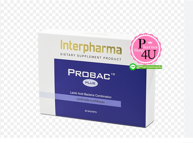Probac 10 Plus โปรแบคเท็น พลัส (1กล่อง30ซอง)