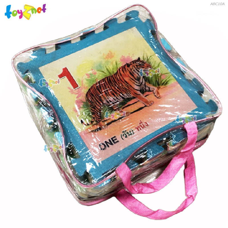 Toyznet 0-9 EVA Puzzle Set (10 pcs) 31X31X1.2 cm. No.ABC10A