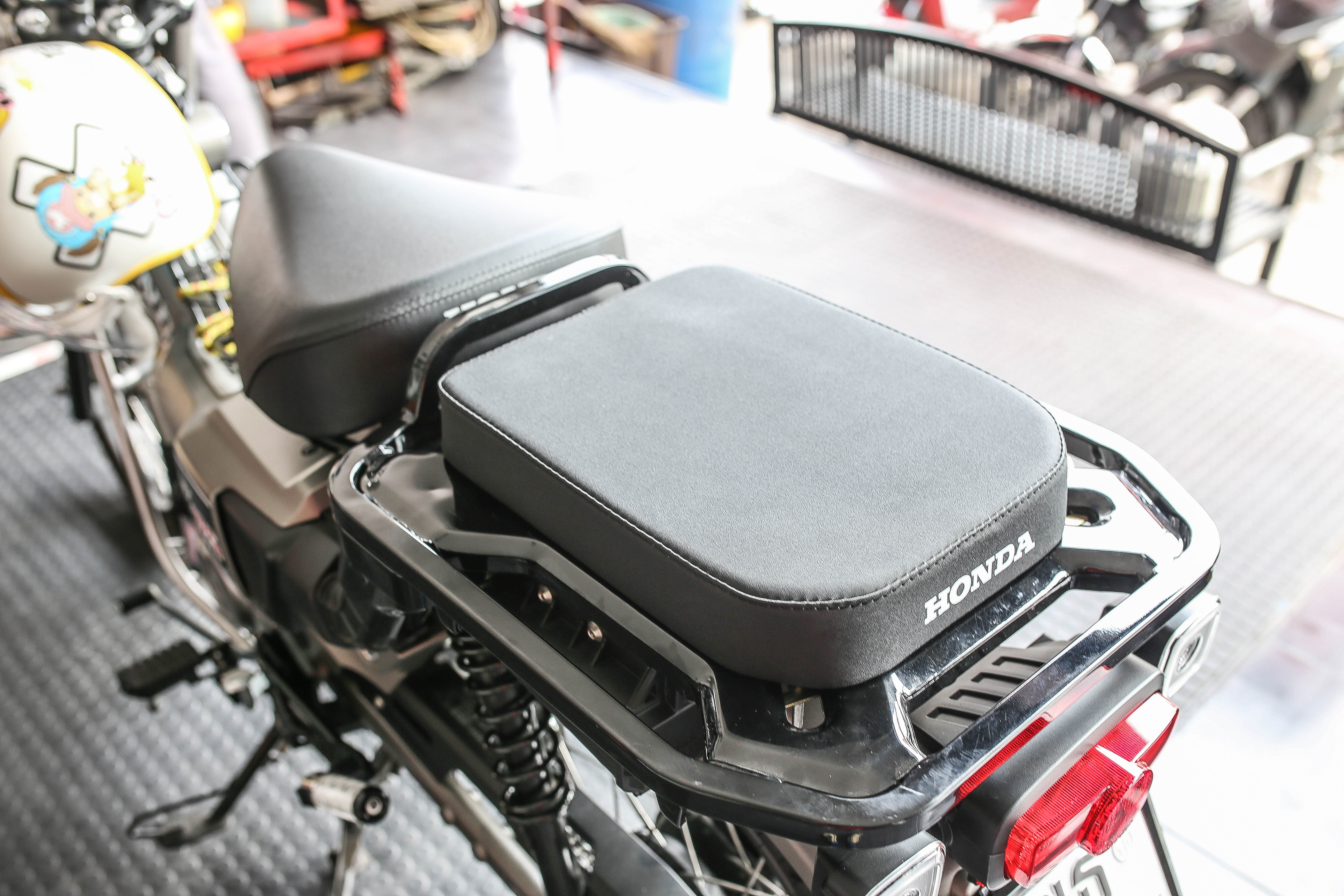 เบาะหลังสีเหลียมใหญ่ หน่อยวัดด่าน CT125