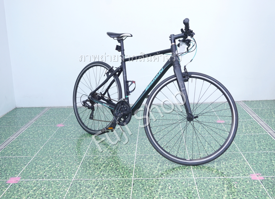 จักรยานไฮบริดญี่ปุ่น - ล้อ 700c - มีเกียร์ - อลูมิเนียม - Bianchi Roma IV - สีดำ [จักรยานมือสอง]