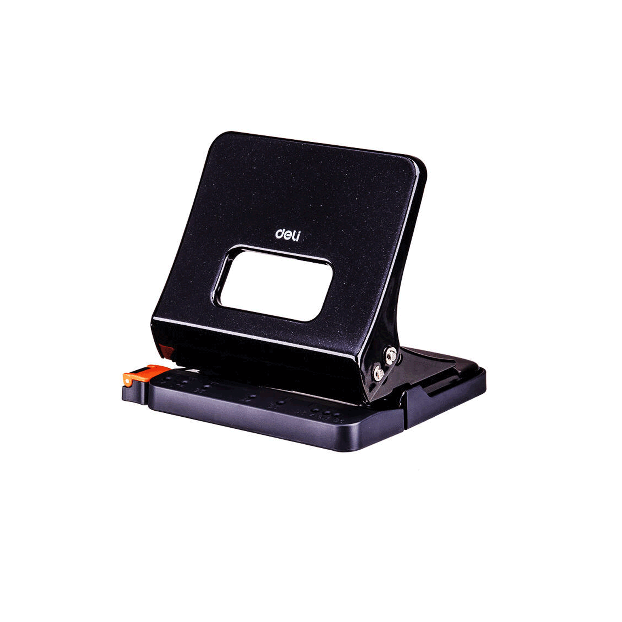 เครื่องเจาะรูกระดาษ Paper Punch เดลี่ Deli เจาะ 2 รู สูงสุด 25 แผ่น รุ่น 0142 จำนวน 1 กล่อง