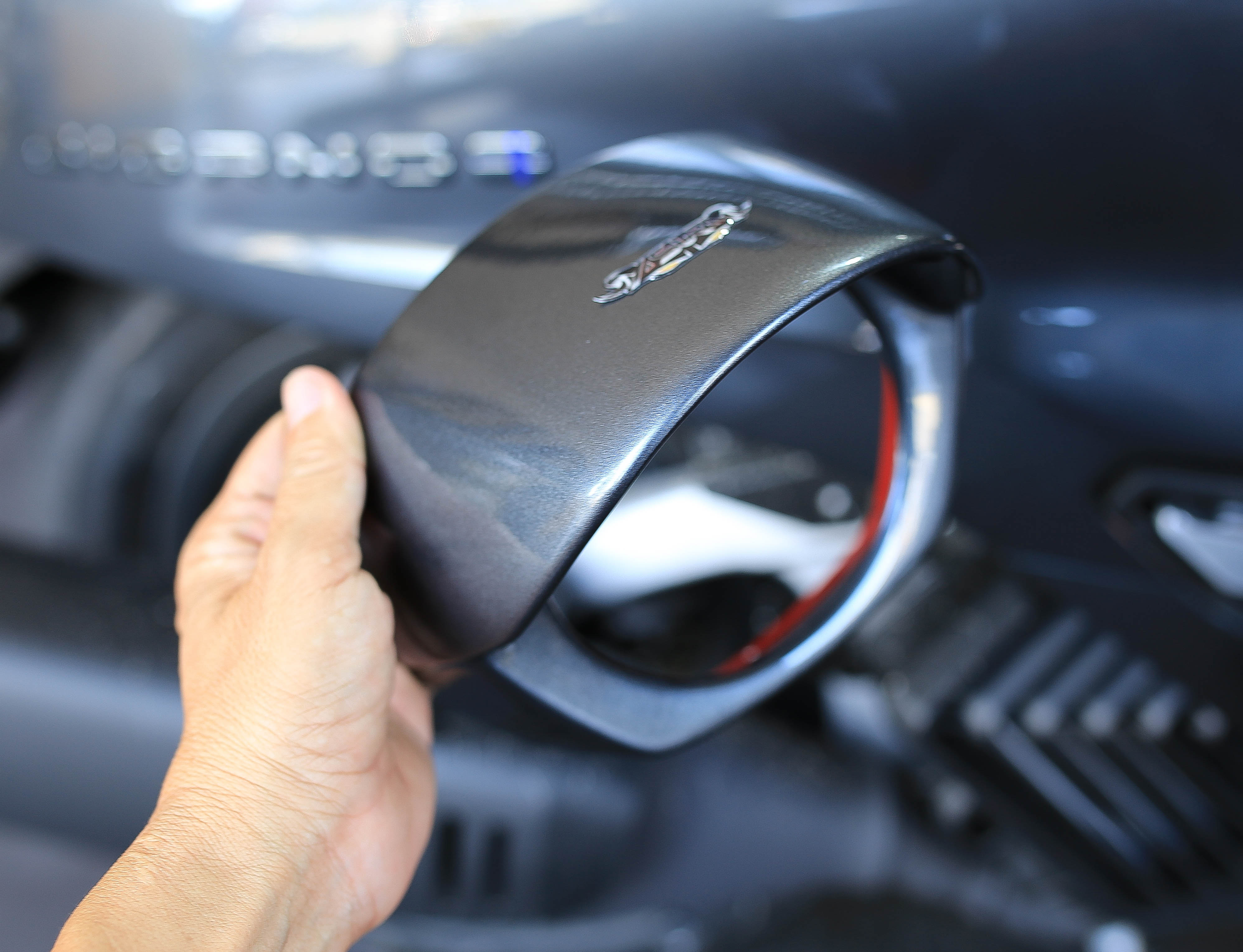 ครอบไฟหน้า Asura Giorno+ (แก๊ปไฟหน้า) สีขาว ดำด้าน ดำเงา ราคา1100