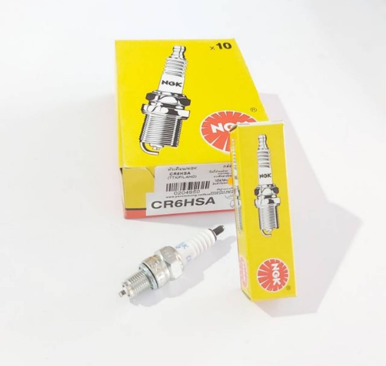 หัวเทียนแท้/NGK CR6HSA ใช่กับรถ (TTX/FILANO) ราคา50