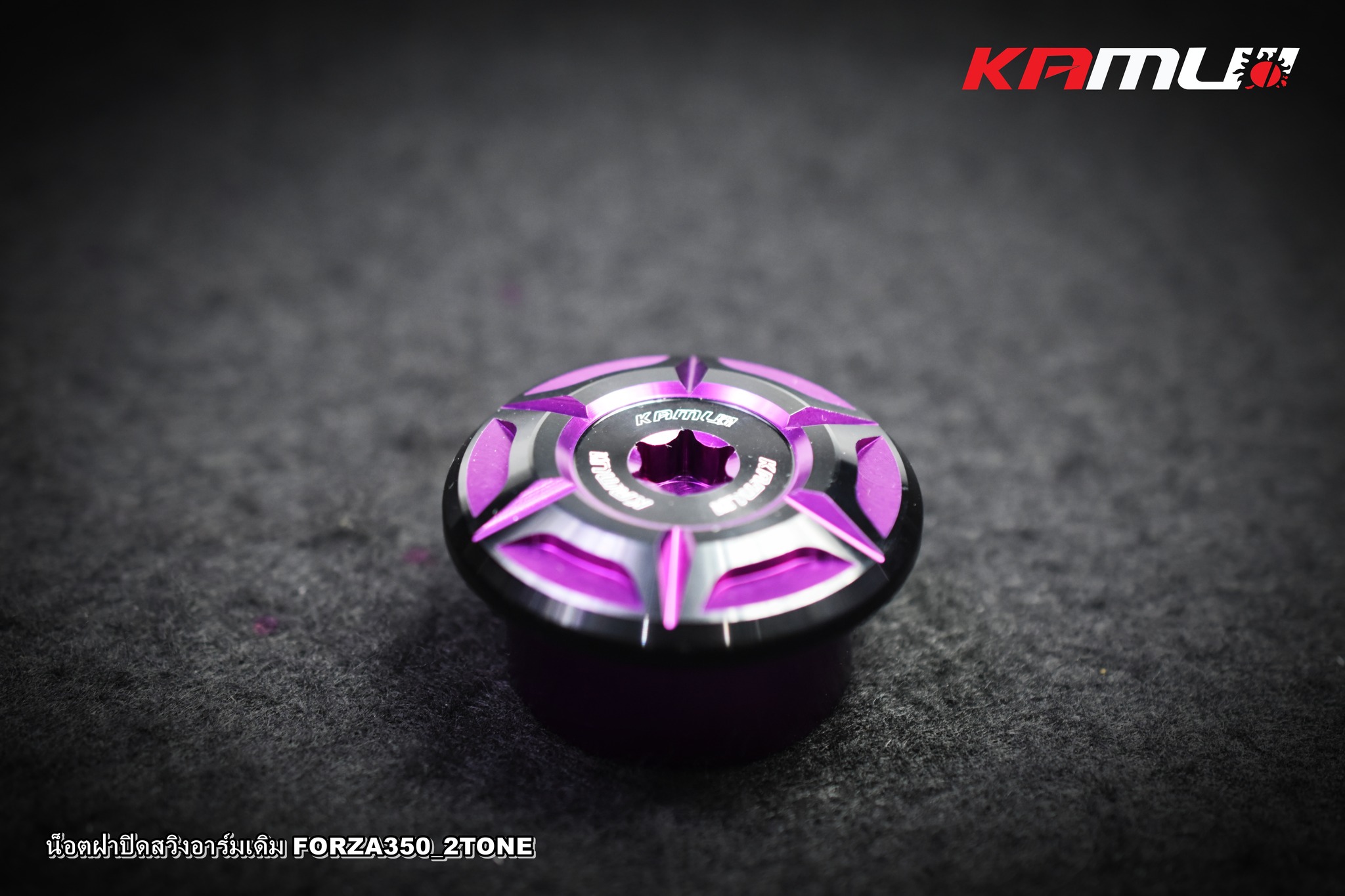 น็อตฝาปิดสวิงอาร์มเดิม KAMUI 2-TONE Forza-350 ราคา 650 บาท
