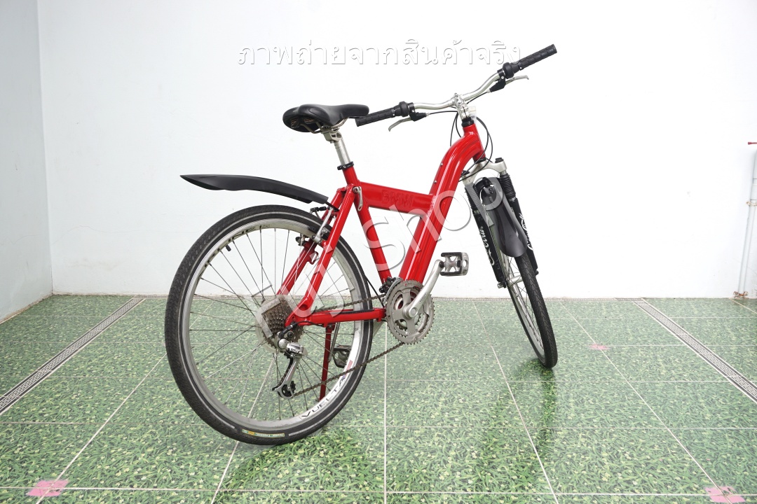 จักรยานเสือภูเขาญี่ปุ่น - ล้อ 26 นิ้ว - มีเกียร์ - มีโช๊ค - อลูมิเนียม - BMW Coca Cola - สีแดง [จักรยานมือสอง]