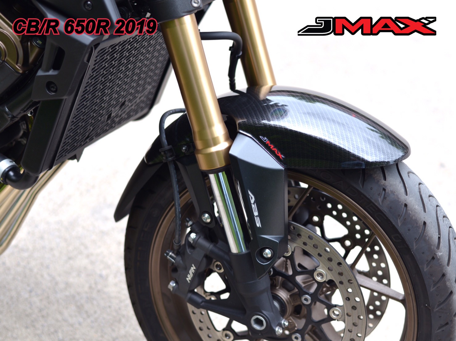 ครอบบังโคลนหน้า ลายฟิมล์ 6D CB 650R 2019 J-MAX ราคา1600