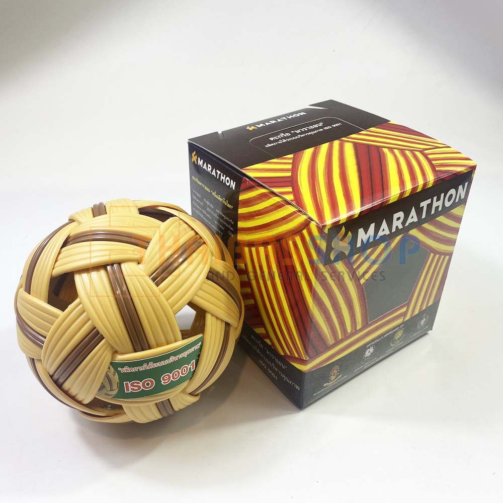 (ของแท้ 100%) ตระกร้อ ตะกร้อ มาราธอน MT201 มาตรฐานใช้แข่งขัน ของแท้ 100%