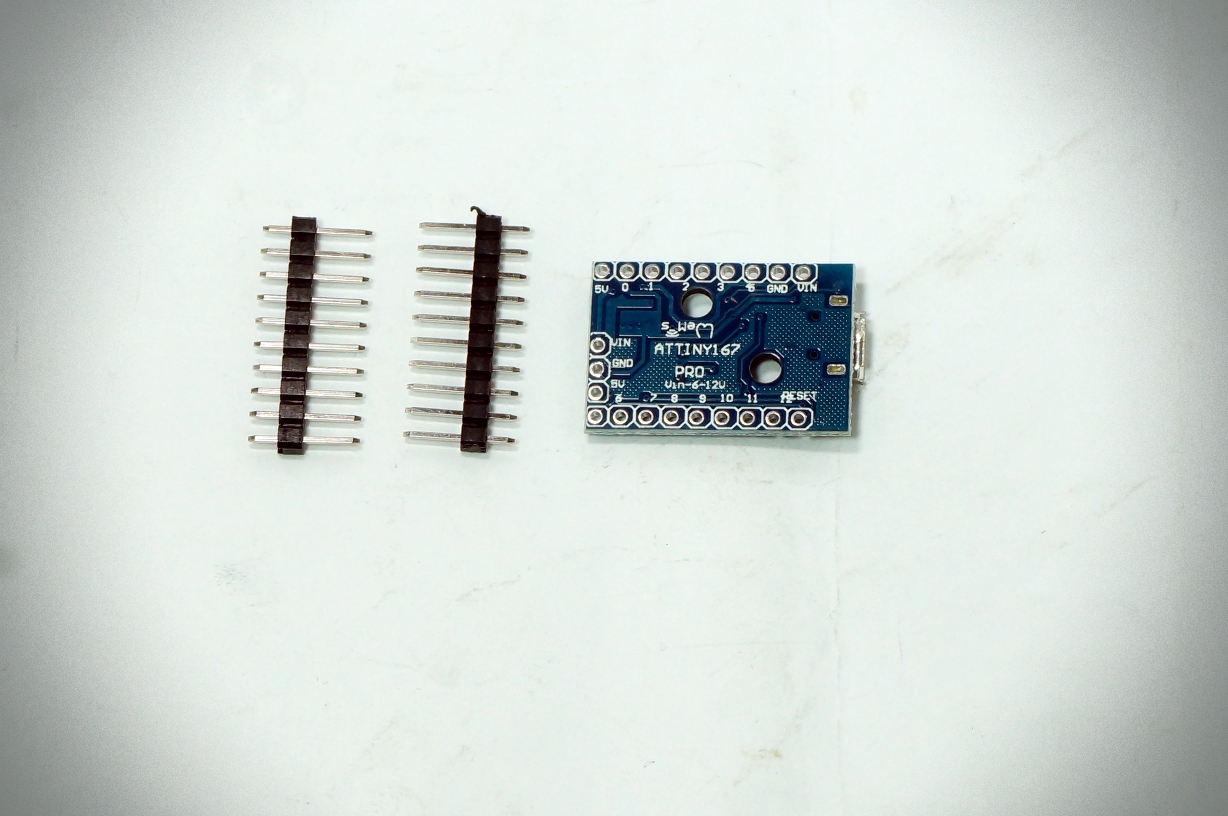 ATtiny167 pro MicroUSB
