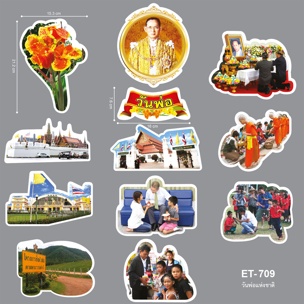 Display National Father’s Day Flashcards ET-709