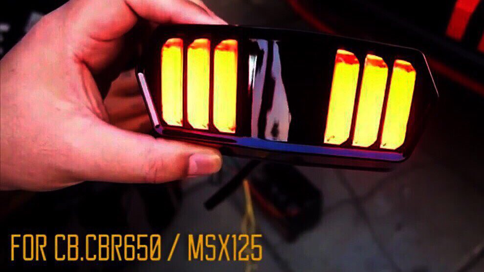 ไฟท้ายทรงมัสแตง ใส่รถ MSX MSX SF GPX DEMON CB650F