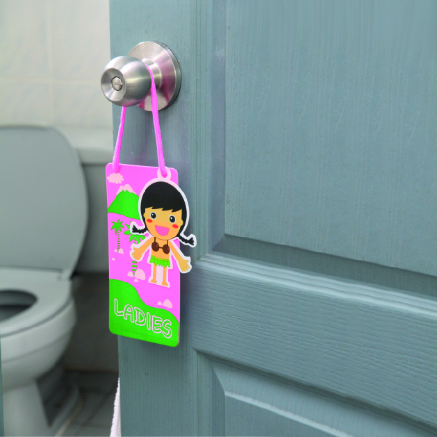 ป้ายห้องน้ำ 20x10 ซม. Toilet PR-141