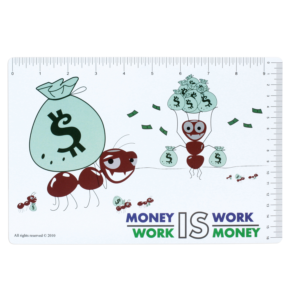 แผ่นรองเขียนพลาสติก พิมพ์ลาย MT-005