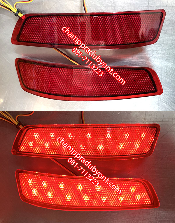 ไฟทับทิมกันชนท้าย TOYOTA ALTIS 2014-2018 แดง LED