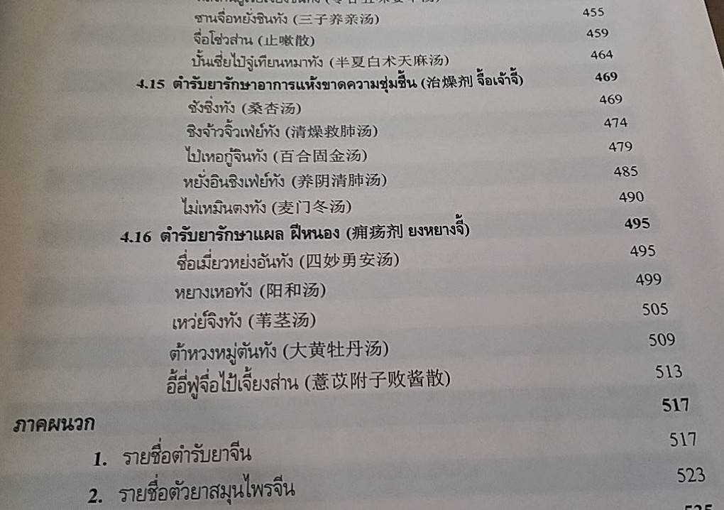 ตำรับยาจีนที่ใช้บ่อยในประเทศไทย ฉบับสมบูรณ์
