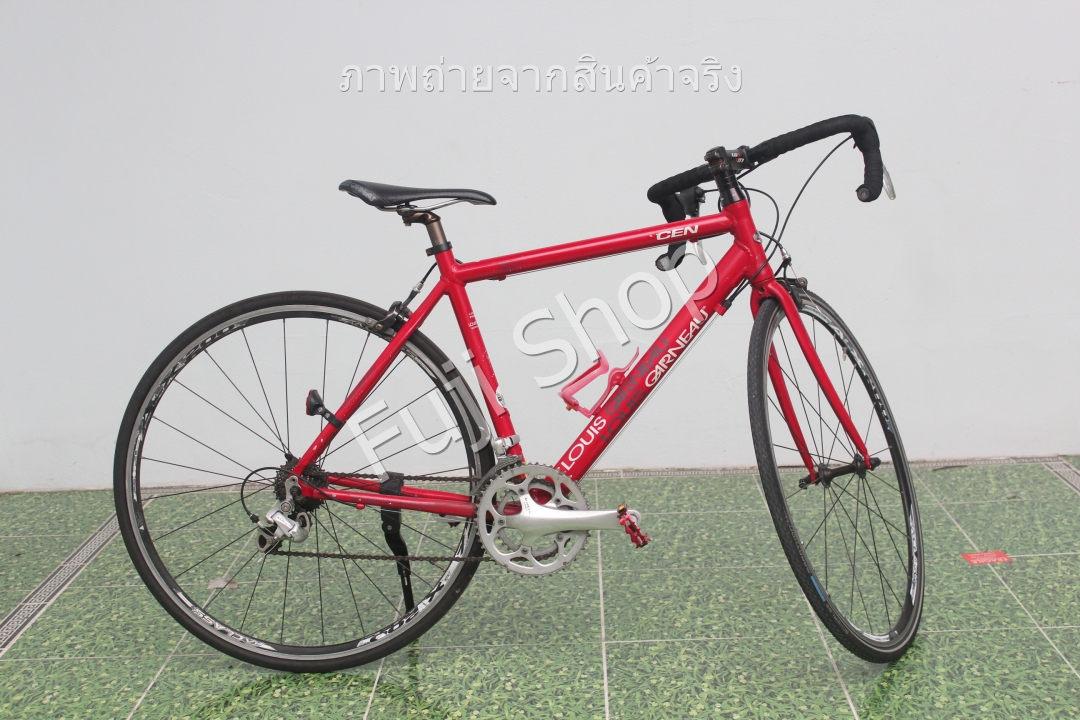 จักรยานเสือหมอบญี่ปุ่น - ล้อ 700c - มีเกียร์ - อลูมิเนียม - Louis Garneau CEN - สีแดง [จักรยานมือสอง]