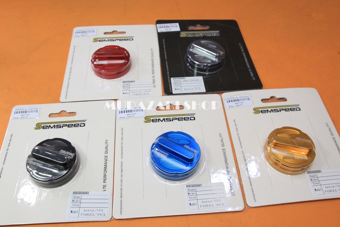 ครอบฝาถังน้ำมัน Honda ADV AEROX PCX Forza SEMSPEED