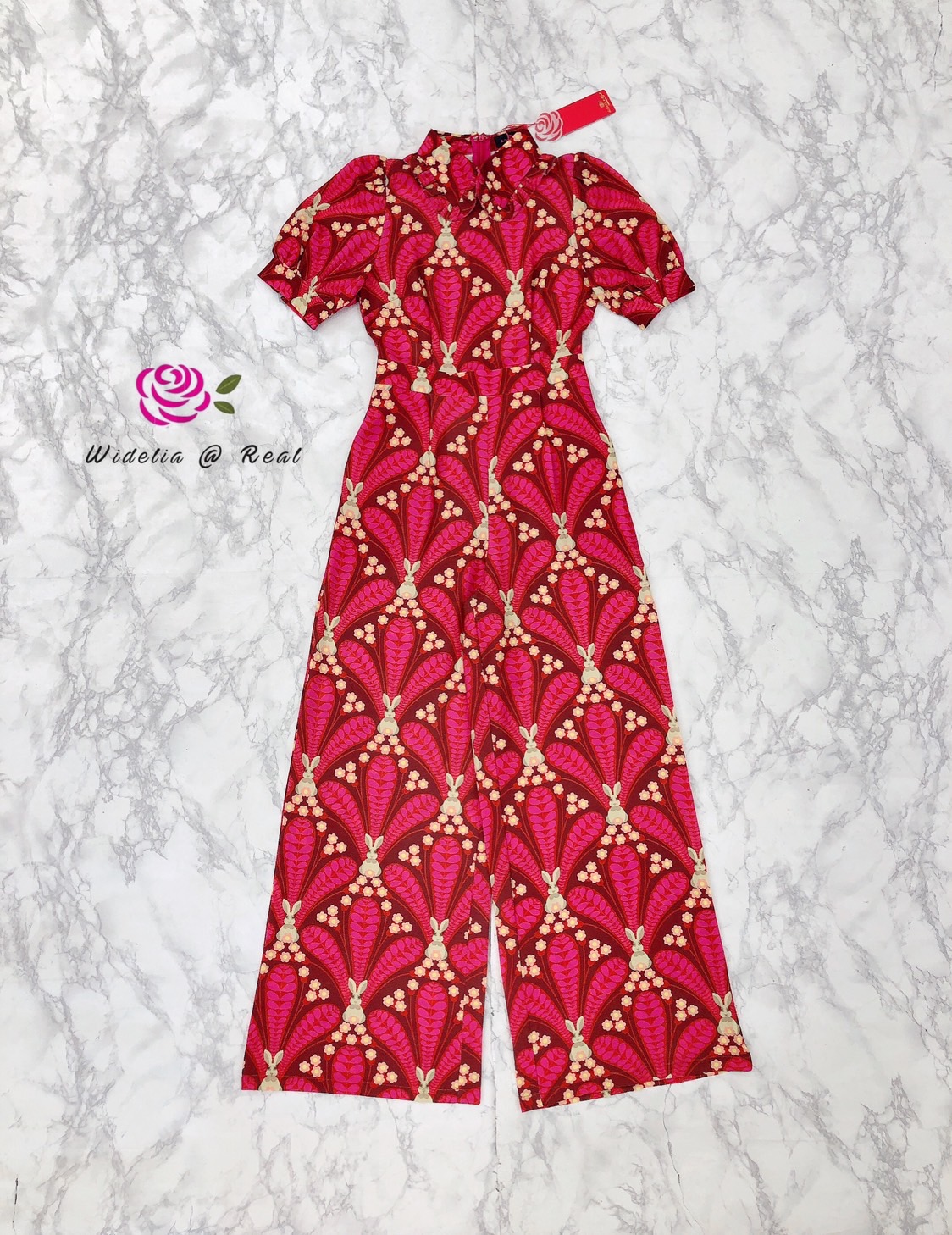 Vintage Jumpsuit จั้มสูทขาบานแสนสวย