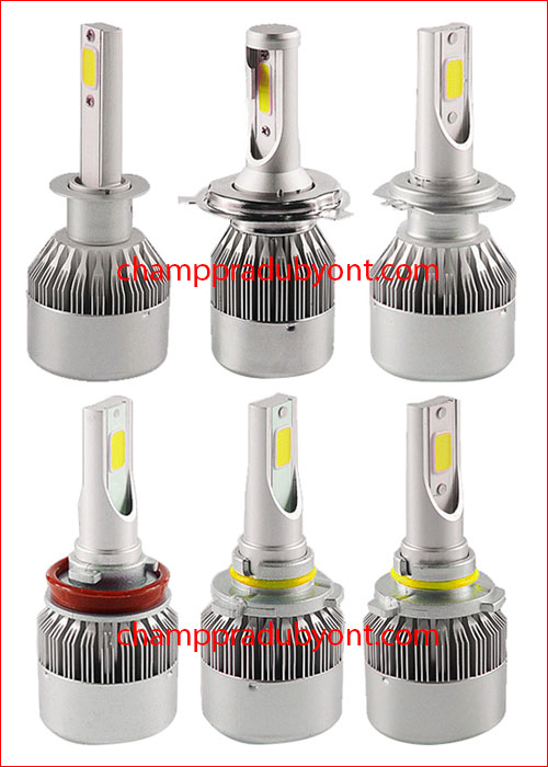 ชุดหลอดไฟหน้า LED H1, H4, H7, H11, HB3, HB4
