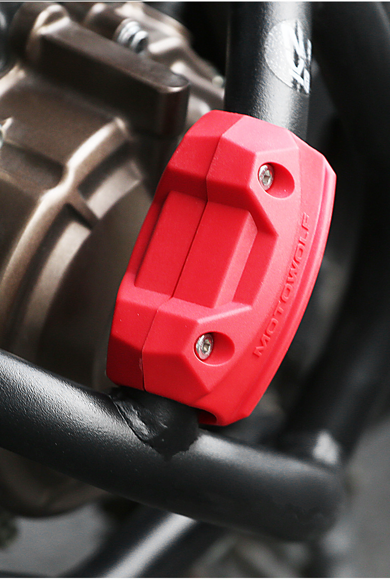 กันล้ม MOTOWOLF MDL 3703 ปะกับ กันรอยแครชบาร์