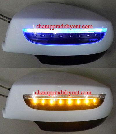 ครอบกระจกมองข้างมีไฟ MAZDA 2 10-14 FITT