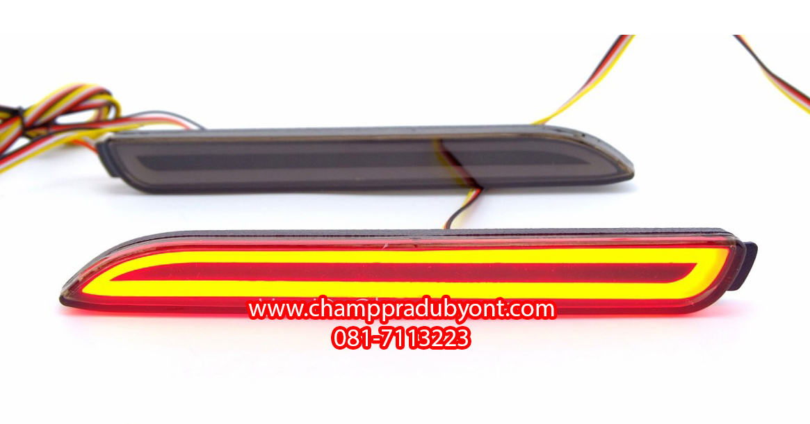 ไฟทับทิมกันชนท้าย TOYOTA CAMRY 2012-2014 สโมก LED