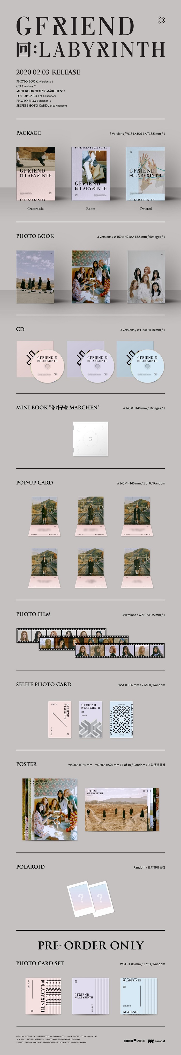 [PRE-ORDER] GFRIEND - 8th Mini Album "回:LABYRINTH"