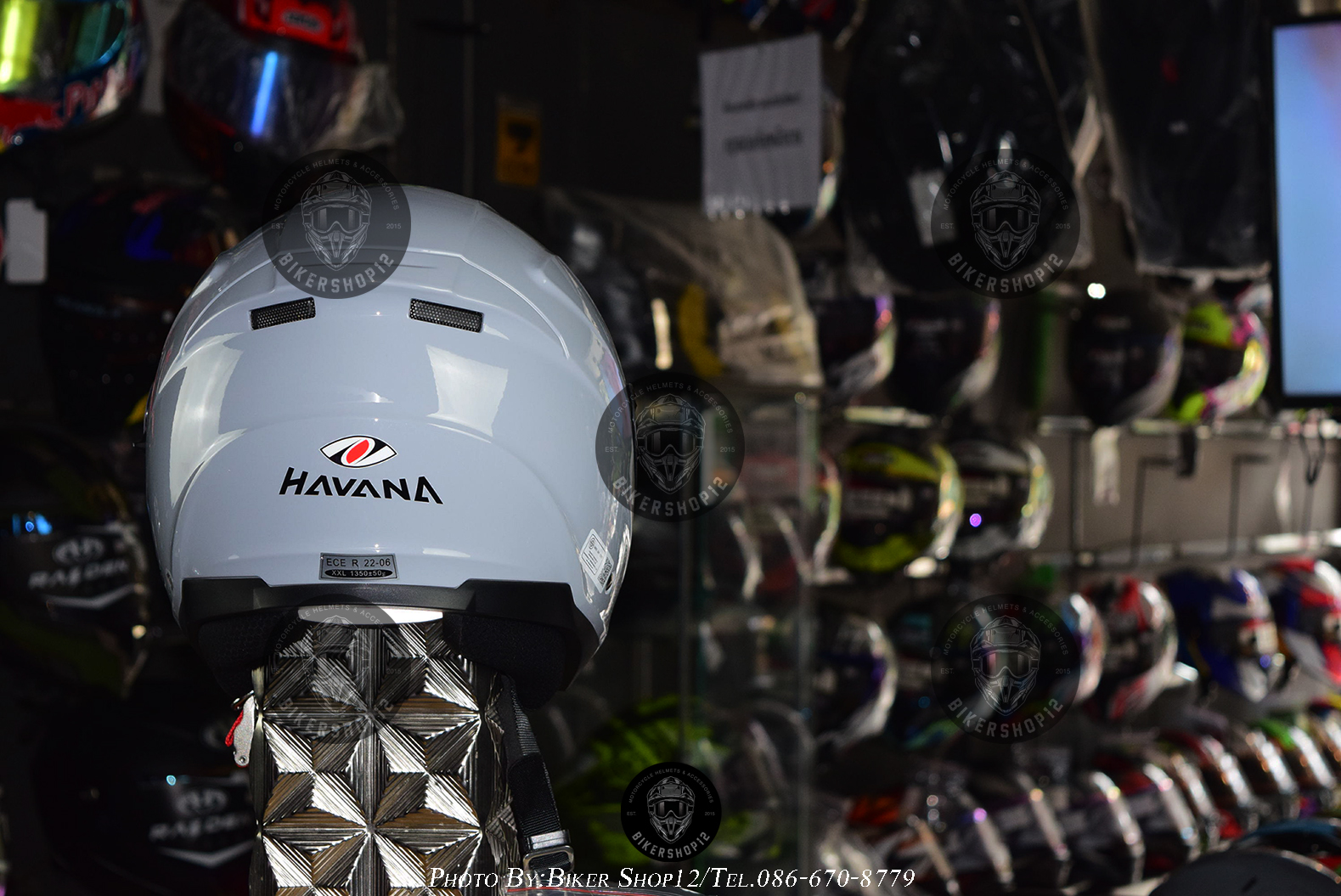 หมวกกันน็อค Real รุ่น HAVANA สี เทาเงา