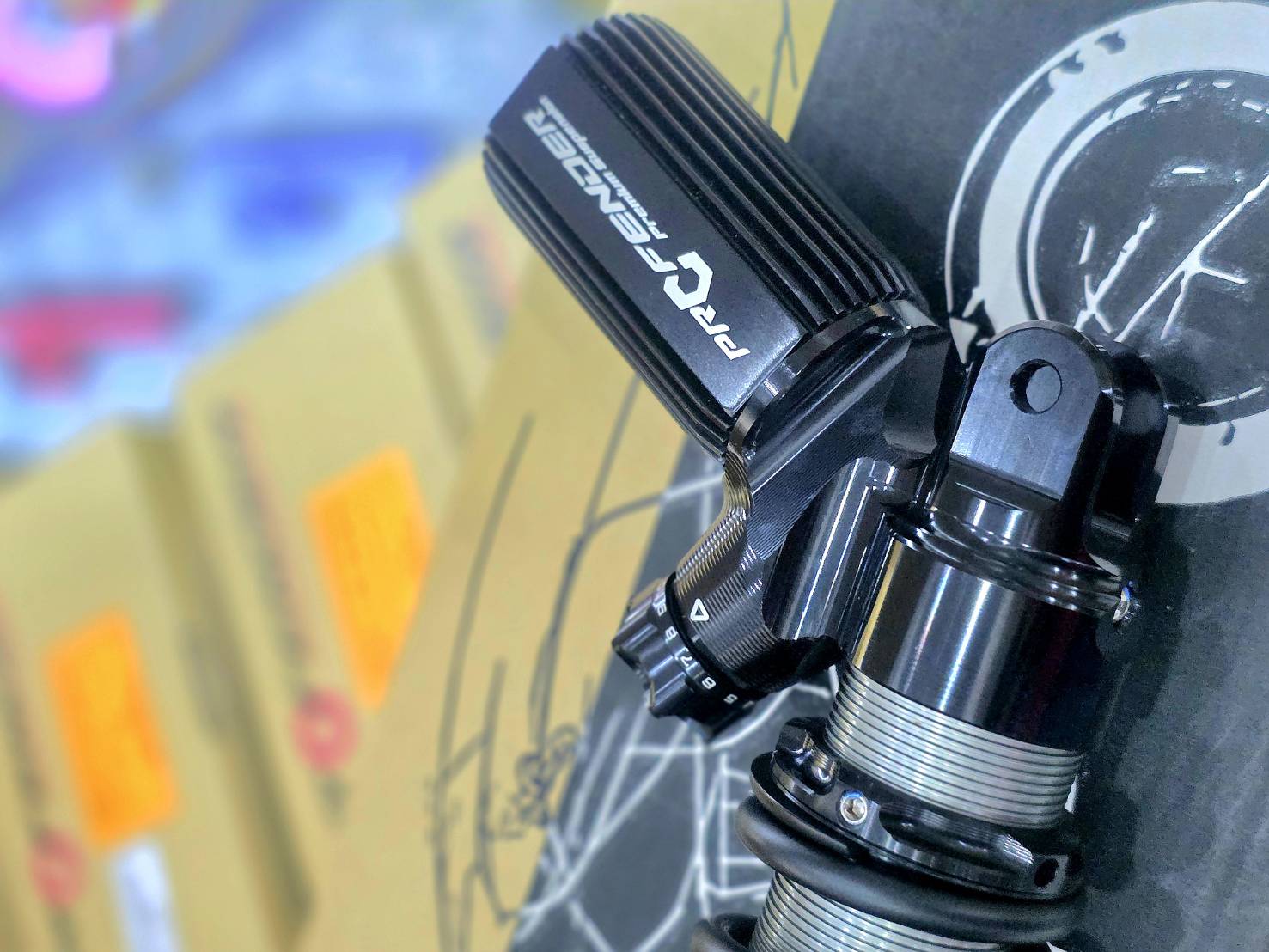 โช๊คหลัง Profender x series Xplusล่าสุด2025 GIORNO+ 320MM 300MM ราคา8900