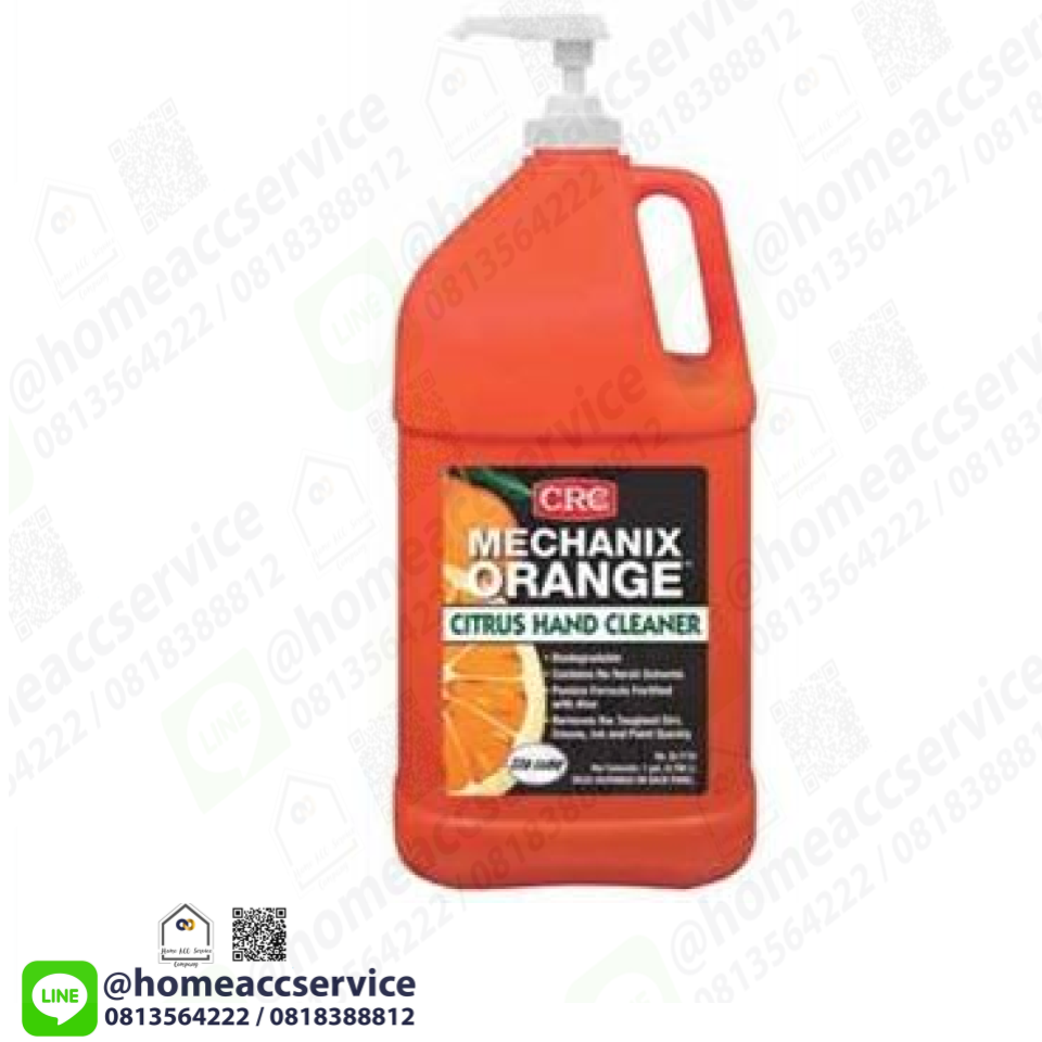 CRC MECHANIX ORANGE HAND CLEANER #SL1719 (1 gal. / 3.78 L) น้ำยาล้างมือเพื่อขจัดคราบน้ำมัน