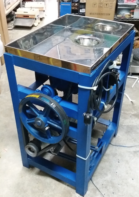 เครื่องบดเนื้อ เบอร์ 32 หัวสแตนเลส มอเตอร์ 1.0แรง รุ่นยกขอบสูง เครืองบดพริก บดหมู บดกะปิ บดไก่ บดโครงไก่ บดอาหารสัตว์