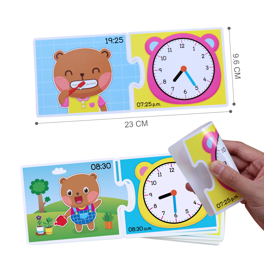 แผ่นเกมจับคู่ ชุด1วันของฉัน Time&Activities ET-592