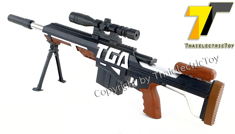 ปืนอัดลมพลาสติก TGA พลาสติก ยาว 78 ซม. หนัก 712 กรัม