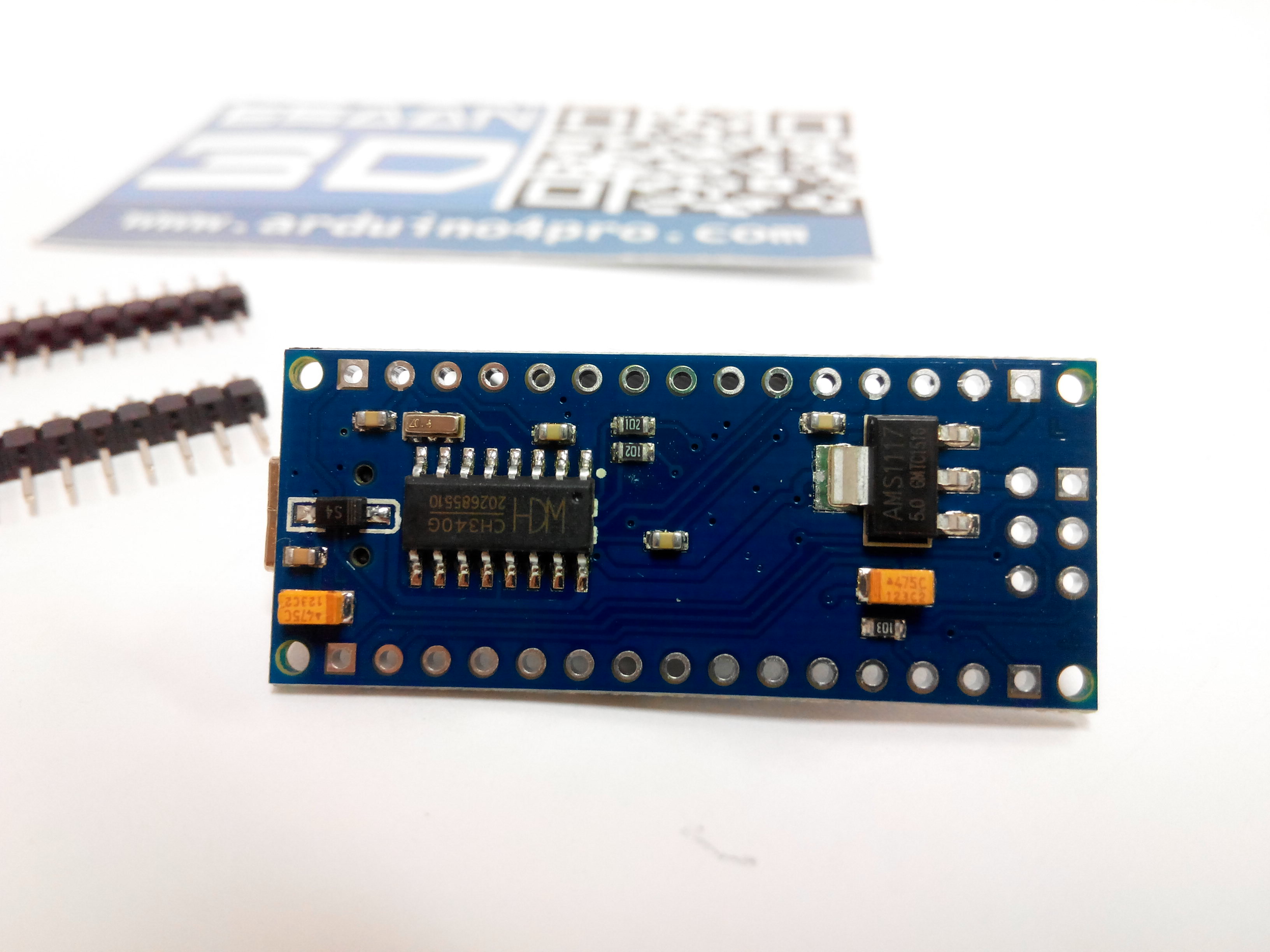 Arduino Nano 3.0 Mini USB ใช้ชิฟ CH340G ยังไม่ได้บัดกรี (ไม่มีสาย Mini USB)